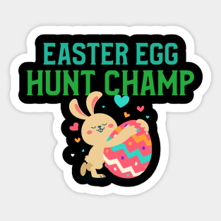 Easter Egg Hunt Champ Sticker